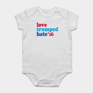Love Trumped Hate Baby Bodysuit